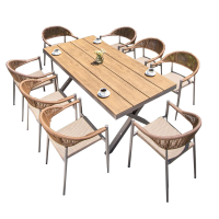 翼澜 露天桌椅 2.2m 套