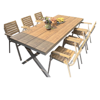 翼澜 户外桌椅 6椅 套