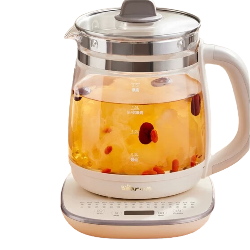 小熊(bear)养生壶2L容量煮茶壶家用烧水壶煮茶器办公室YSH-D20T6电水壶 YSH-D20T6(配滤网)