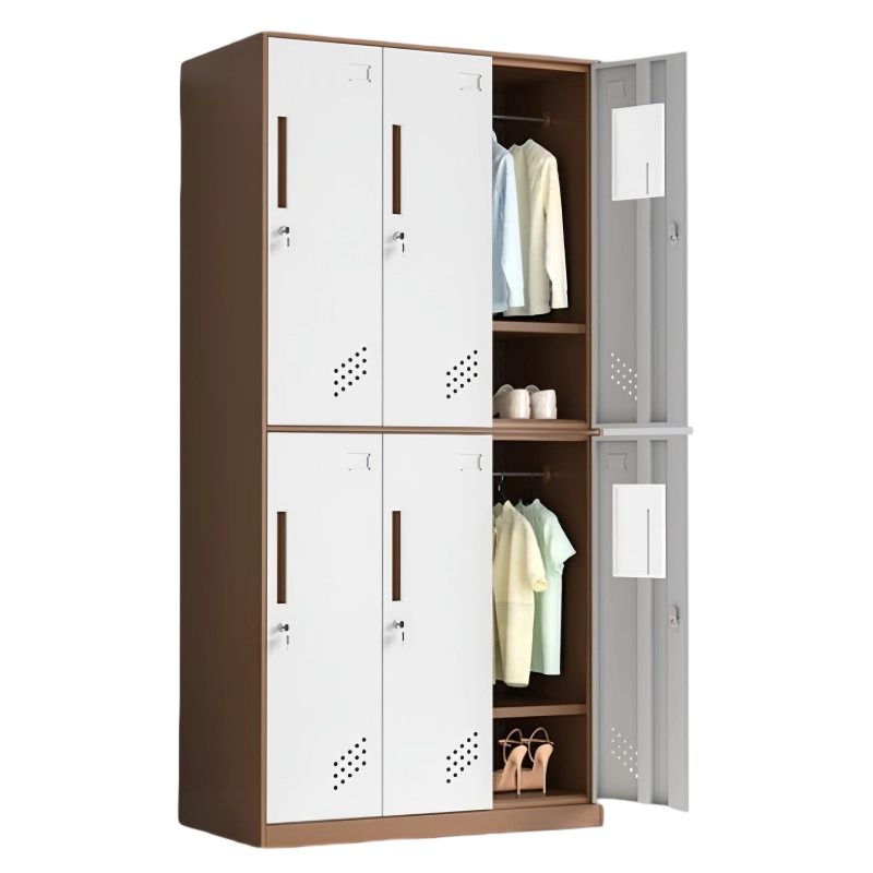 铭羽洋钢制衣柜6门90*50*185cm台