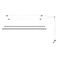 HOTATA好太太手摇晾衣架双杆晾衣架阳台升降晒衣服架GW-7260A