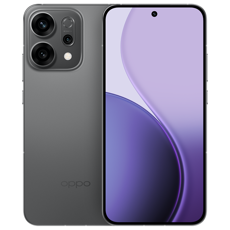 OPPO Reno14 礁石黑 16GB+256GB 高清长焦实况照片 Live图神机 5G智能 学生拍照 AI手机