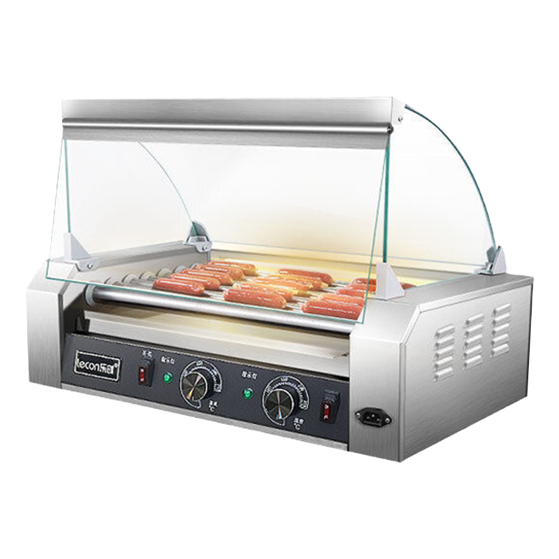 乐创/Lecon 烤肠机商用小型全自动热狗机恒温早餐摆摊多功能台湾烤丸子机