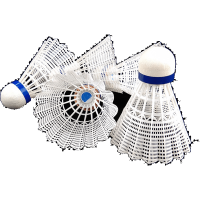 塑料羽毛球12只6只装耐打黄粉白色尼龙球室内外新手训练