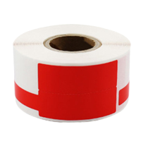 苏识 SP-60 F型 30*45+35mm 200张/卷-红色 标签机F型标签 1.00 盒/卷 (计价单位:卷) 红