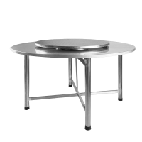 沣涢 不锈钢分体圆桌 136cm+90cm 张