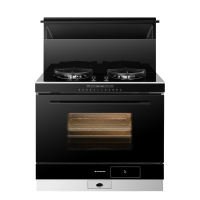 [新品]火星人ET28BC氧气系列液化气右烟道集成灶家用蒸烤箱一体油烟机环保灶