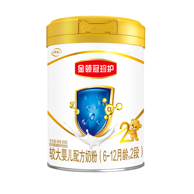 伊利(YILI) 金领冠珍护系列 较大婴儿配方奶粉 2段900克(6-12个月适用)新国标(新旧包装随机发货)
