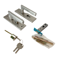 梦涵杰净化车间门锁 75加厚 140孔距 套