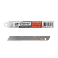 悠米 美工刀片 9mm B02402S 银 10片/盒 5盒装