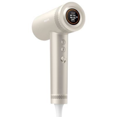 飞利浦(PHILIPS) 高速电吹风机 7系Pro鎏金筒 3.6亿负离子 家用速干护发 香槟金新 BHD737/15