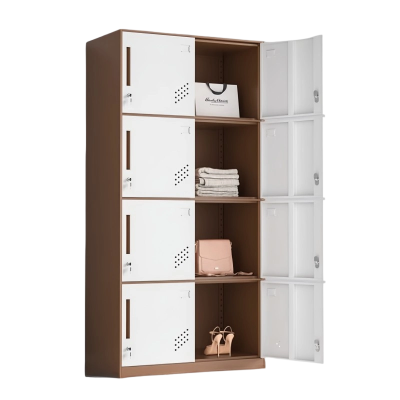 铭羽洋钢制衣柜8门90*40*185cm台