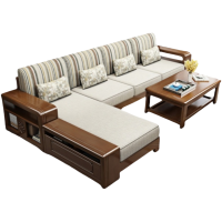 演发 沙发四人位+茶几 套