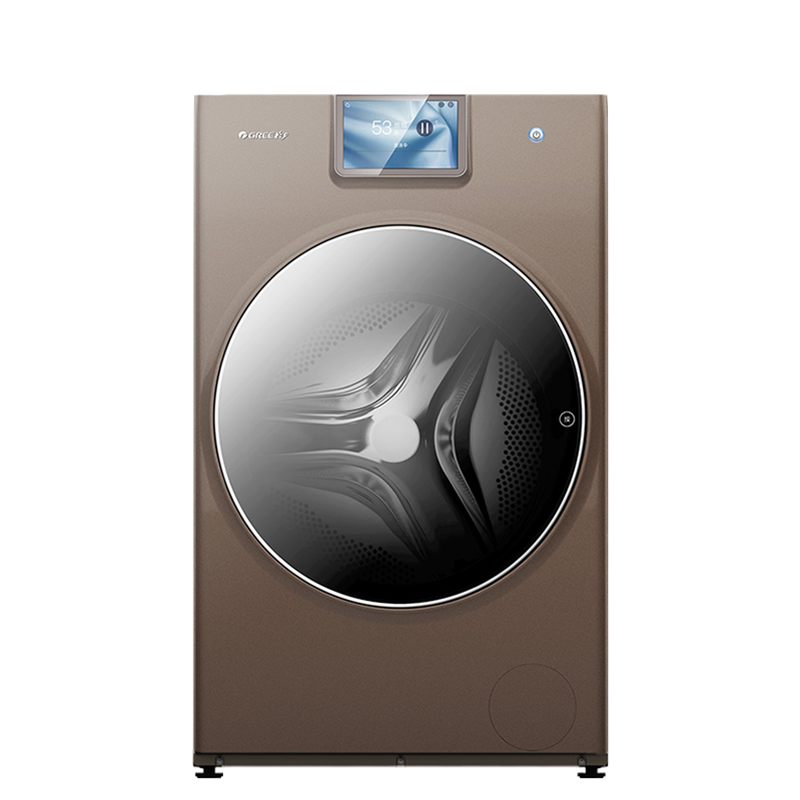 格力(GREE)洗衣机 XQG100-RBD1401Ea1(咖啡金) 10公斤全自动滚筒热泵洗护洗衣机洗烘一体37℃