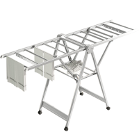 班龙折叠晾衣架1.8m带轮个