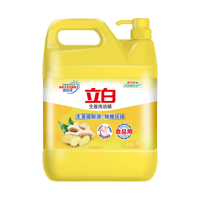 立白生姜洗洁精8斤大桶装除腥去味食品用不伤手