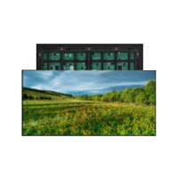 高科定制室外宣讲台大屏(可手机无线控制P5全彩模组3840分辨率立柱离地1.5m高) 此价格为1平方米/件 具体联系客服