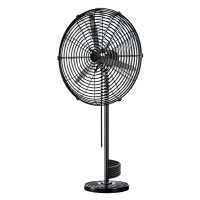 某工业摇头电风扇强力大功率落地牛角扇大风力挂壁式工厂商用_750挂壁扇合金铝叶三档摇头