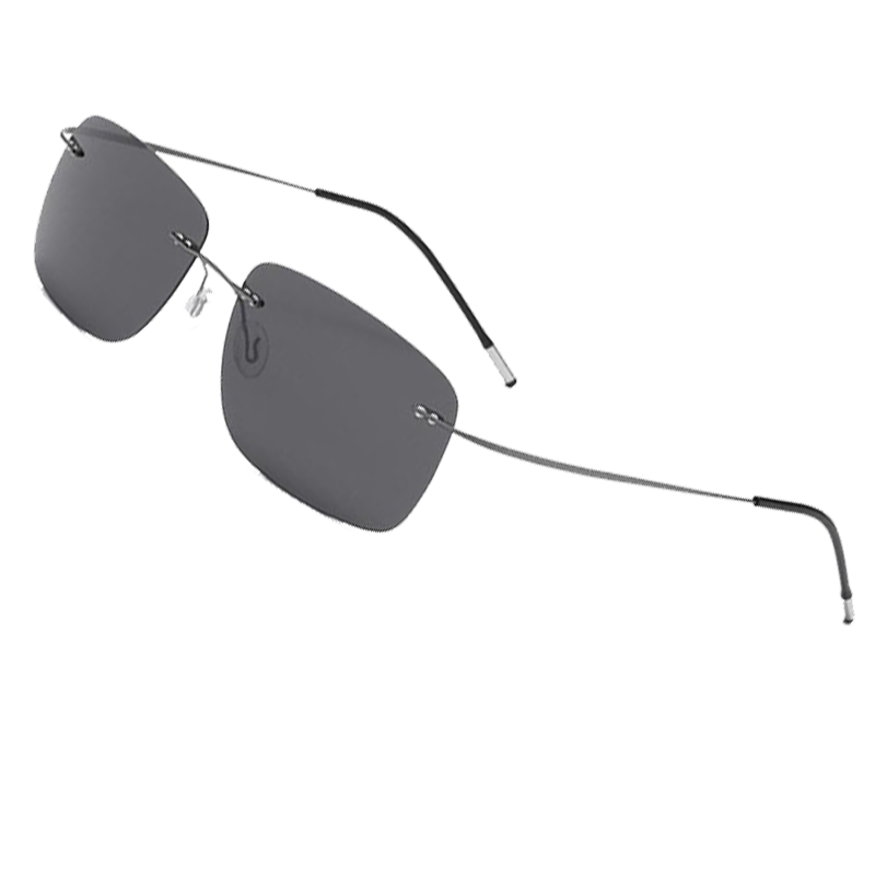 铁青无框偏光眼镜PG12 个