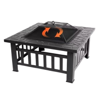 闪电客围炉煮茶桌子烧烤炉碳炉户外庭院家用炉子室内烤肉架聚