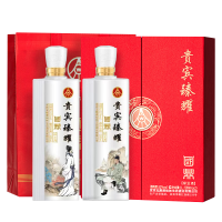 五粮液白酒贵宾臻耀文创纪念酒礼盒500ml*2瓶