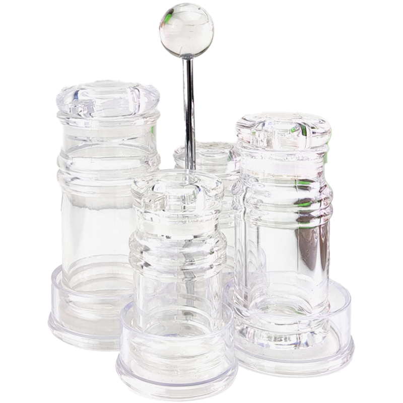 珂美芙 透明亚克力油瓶味瓶 四件套 套