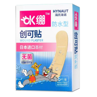 海氏海诺 6片装无菌防水型OK绷创可贴皮肤伤口护理一次性透气伤可贴创口贴