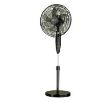 骆驼(CAMEL)电风扇落地扇家用台立式节能宿舍遥控大风力摇头工业风扇强力_新款16英寸定时款加延长线