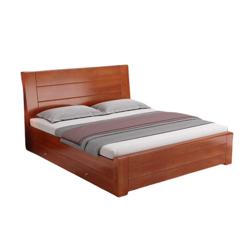 蕃蒂实木床1.2米张