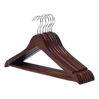围达 实木衣架 实木仿古色44.5cm 组