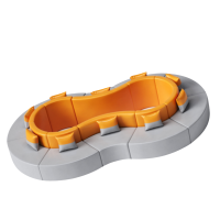 荺炬沙发椭圆形组