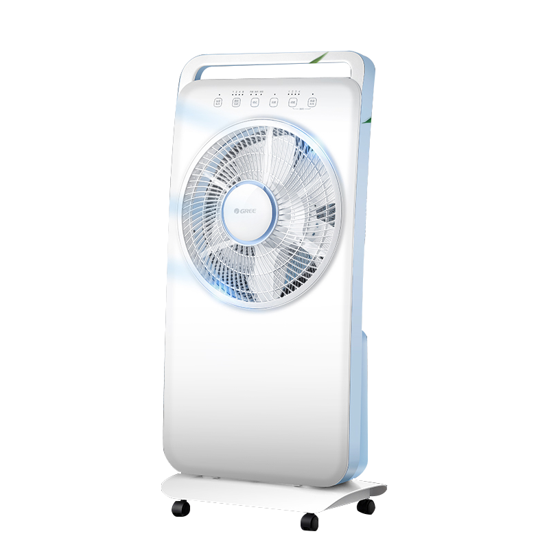 格力(GREE)电风扇WKY-30X60Bah5 落地扇转页电风扇加湿净化防尘远程遥控低音3种吹风模式智能WIFI雾化扇