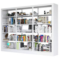 筑亮 书架 双面280*45cm白 台