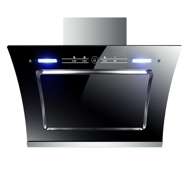 双电机自动清洗油烟机壁挂式抽油烟机家用侧吸式吸油烟机自动开 900宽双电机+人体感应(顶配大屏八建面板自动开合自动清洗)