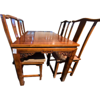 舵途实木餐桌椅 一桌四椅套 套