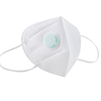 职安康 H600V雾霾KN95囗罩 防尘口罩透气呼吸阀 防护防工业粉尘面罩防 耳带式25只独立装 整包