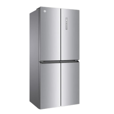 格力(GREE)晶弘十字对开门冰箱 421L 纤薄设计 -33℃深冻 BCD-421WPQG/闪烁银