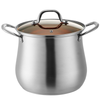 烘焙精灵汤锅加厚家用煲汤锅大容量炖锅煮锅电磁炉燃气灶