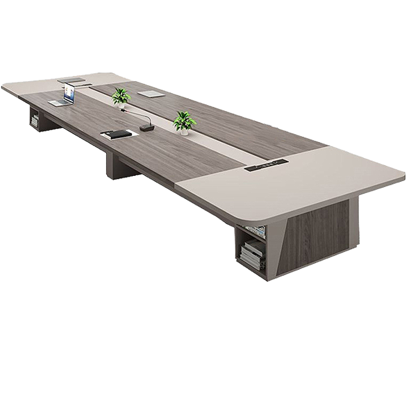 班龙办公洽谈桌4.5米+16把椅子套