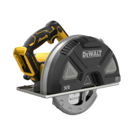 得伟20V锂电无刷184mm金属圆锯一电一充DCS383-8X1套