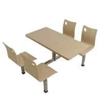 合祥源 连体餐桌椅组合 1200*600*750mm QX-CZ05 单位:套