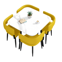 悦兴诚家用小方桌 一桌4椅90*75cm 套