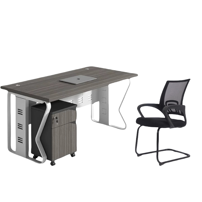 称屏风桌单桌+柜椅套