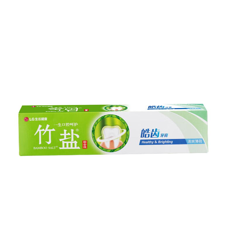 竹盐牙膏全优护精品220g护龈清新口气呵护口腔健康