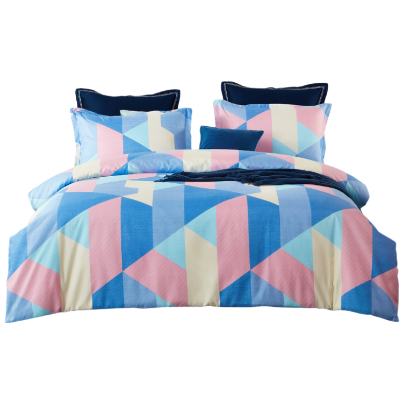 梦洁家纺 时尚抗菌磨毛四件套.嘉当几何 200*230cm'