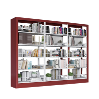 圣承启 书架钢制 三列 组