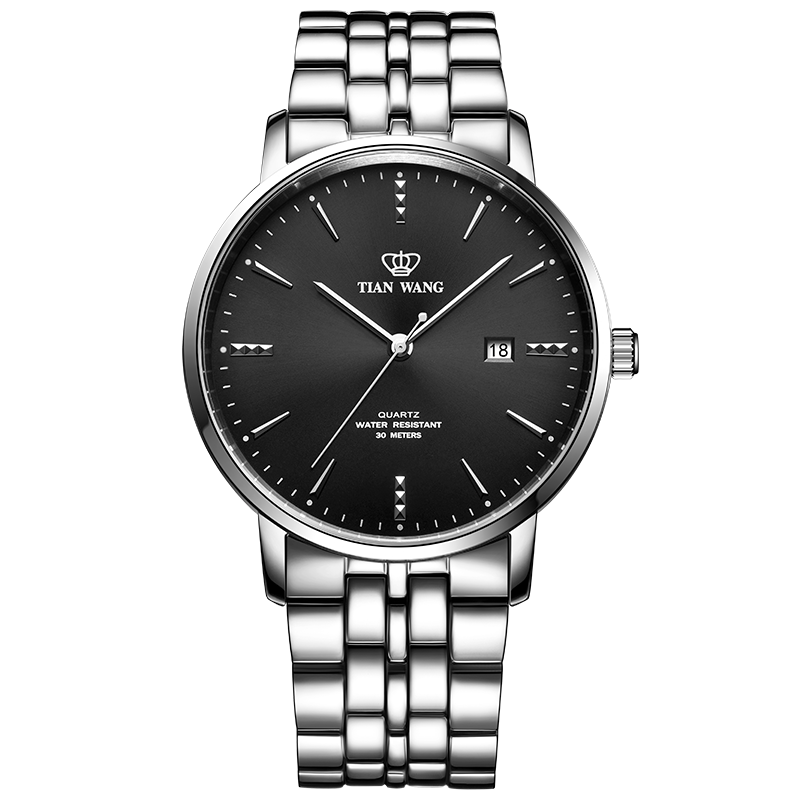 [支持后盖定制刻字服务]天王表(TIANWANG)手表沧海系列新品石英表商务休闲男表时尚潮流女表情侣手表钟表31131