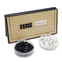 闪电客儿童围棋五子棋带磁性折叠棋盘黑白磁石棋子初学益智磁吸磁力套装