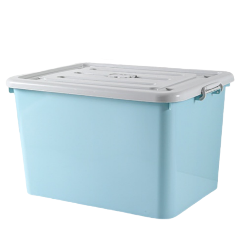 义尊 蓝色收纳箱 68.5*53*41.5cm 个