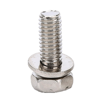 蔚期 十字槽外六角三组合大垫圈螺栓 M5*16 个